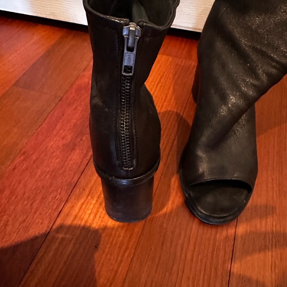 Steven by Steve madden zip open toed heel booties - Picture 1 of 4
